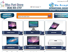 Tablet Screenshot of macpartstore.com